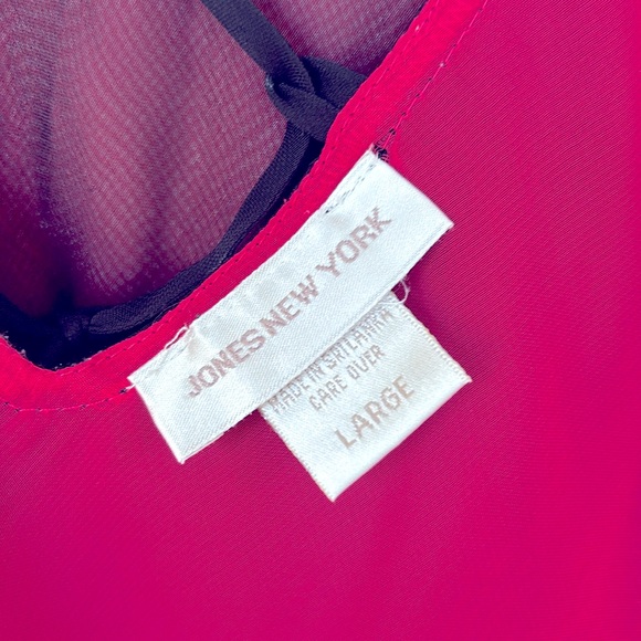 VINTAGE 90’s JONES NEW YORK BEAUTIFUL, SEXY TWO COLORS LACE NIGHTGOWN - LARGE - Picture 9 of 11